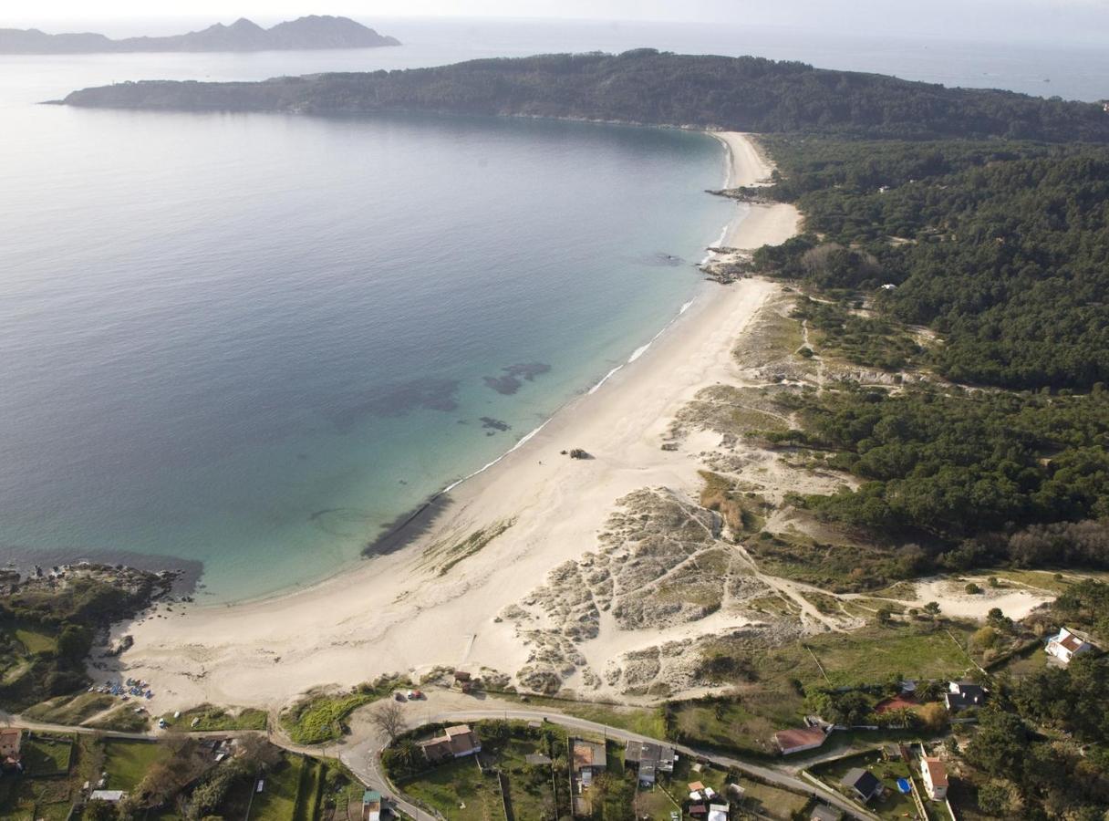 Cabana Rustica En Plena Naturaleza En Playa De Nerga, Ria De Vigo, Hio Exterior foto